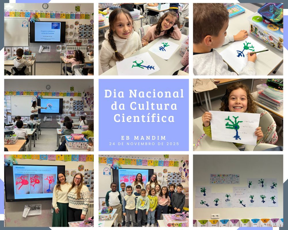 A Cientista Camila Portugal na EB de Mandim