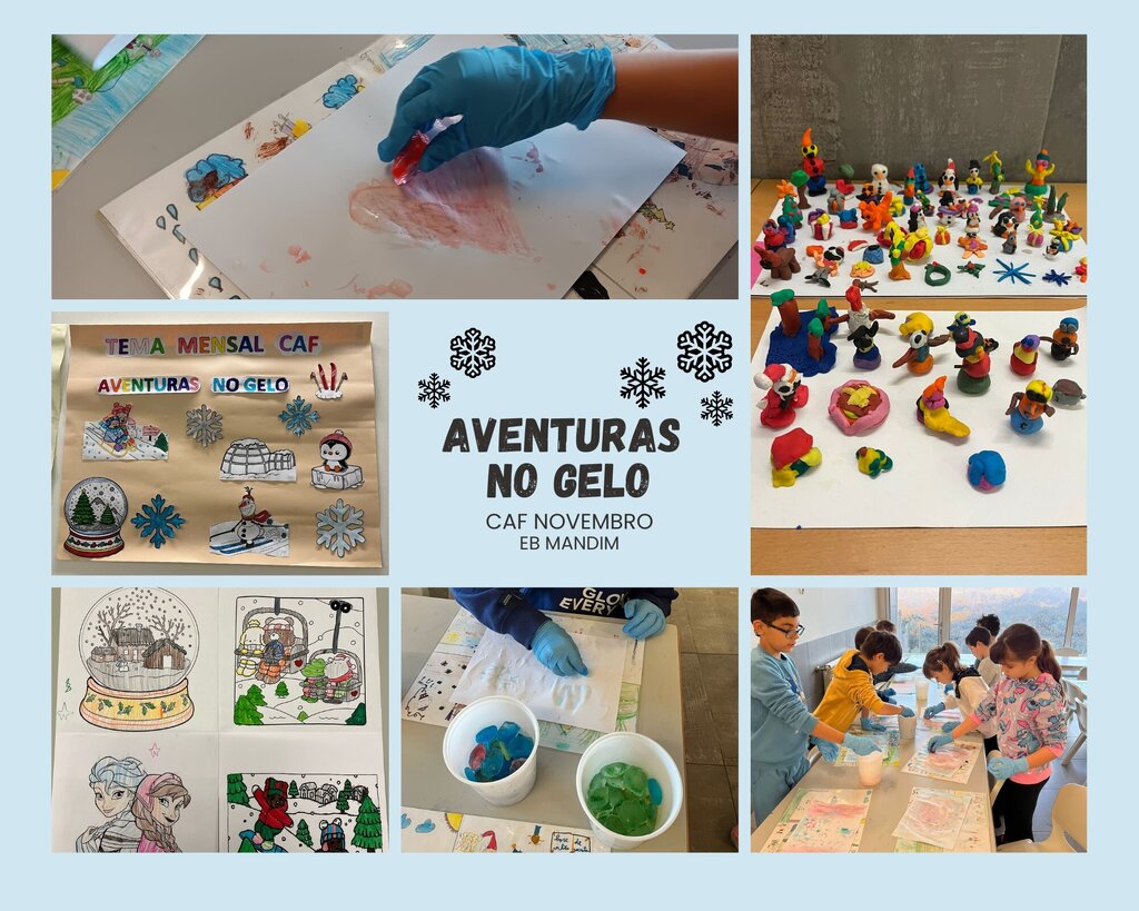 CAF em novembro com… AVENTURAS NO GELO