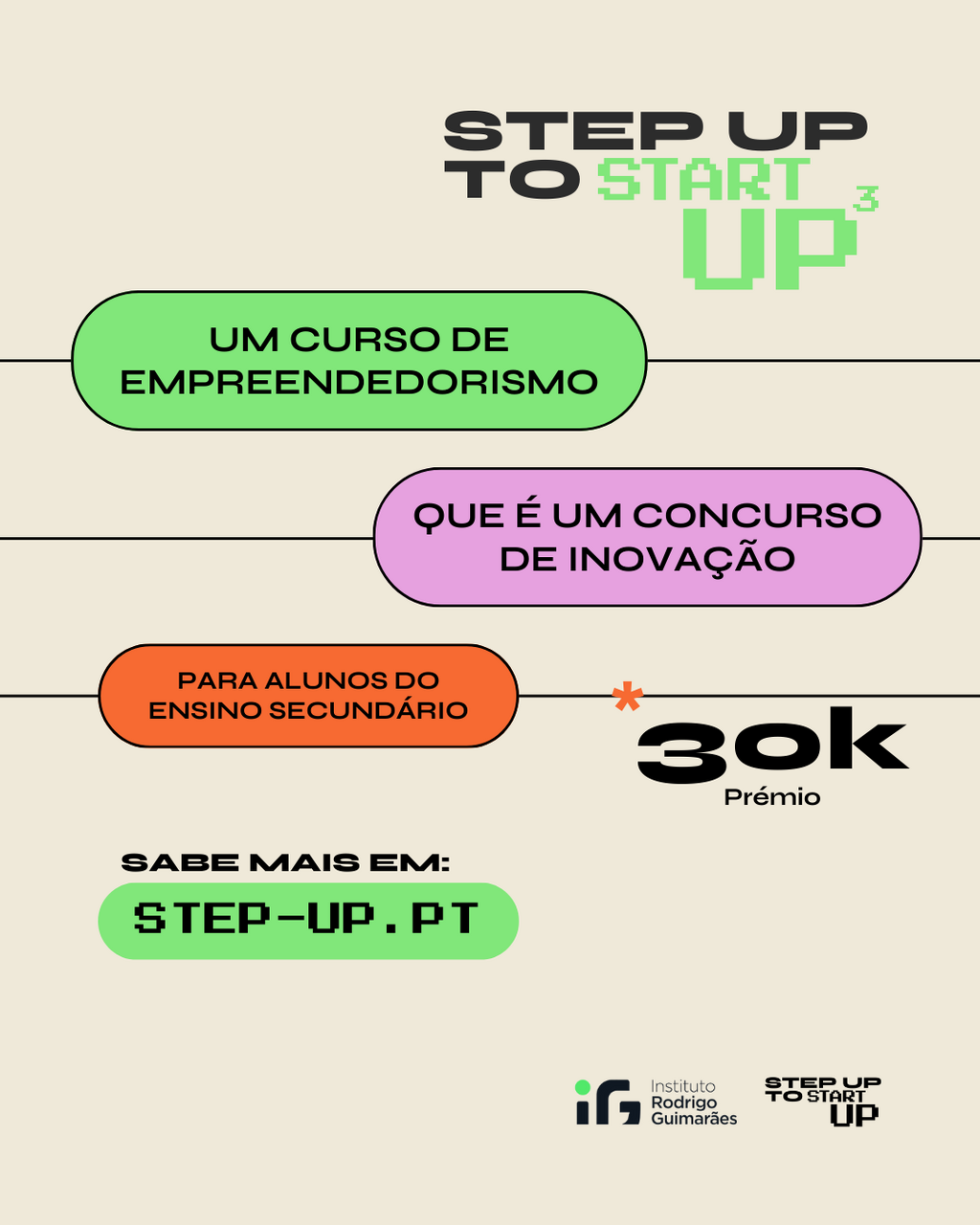 Abertas inscrições para o Curso Step Up 