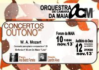 CONCERTO DE OUTONO PELA ORQUESTRA DE CÂMARA DA MAIA