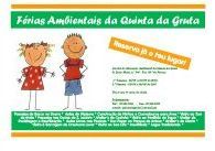 Estão abertas as inscrições para as Férias Ambientais de Verão na Quinta Gruta