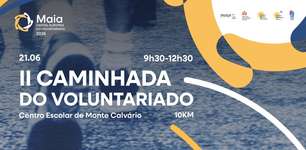 CM Maia_II Caminhada do Voluntariado_Banner Site