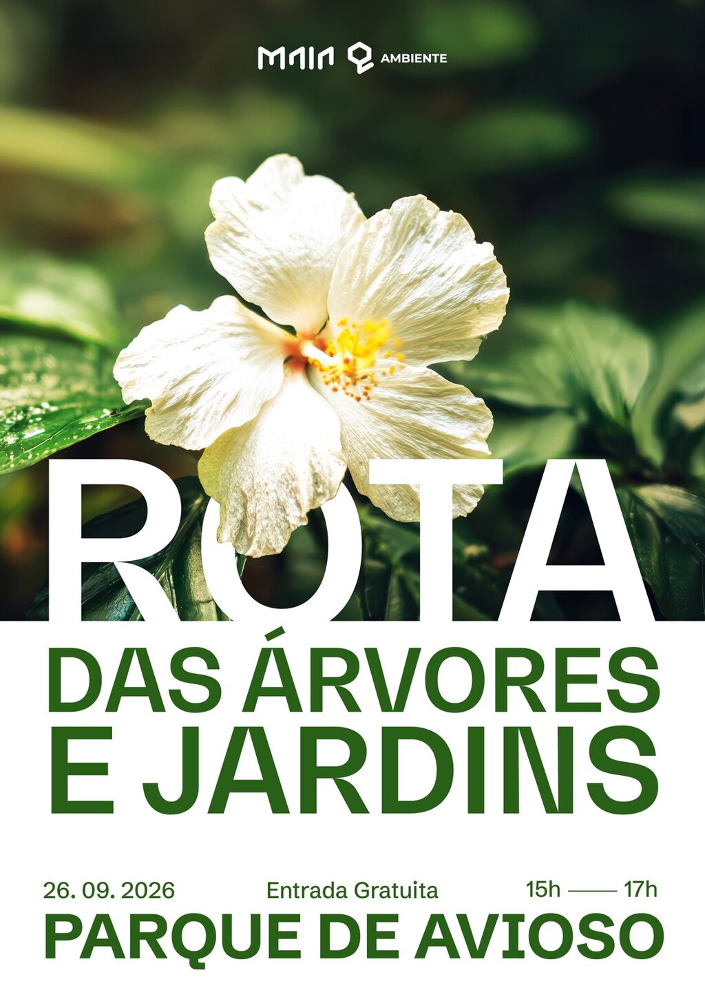 CM Maia_Rota das Arvores e Jardins_Cartaz Site
